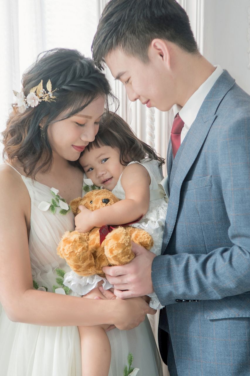 高雄小孩全家福攝影 親子溫馨互動照