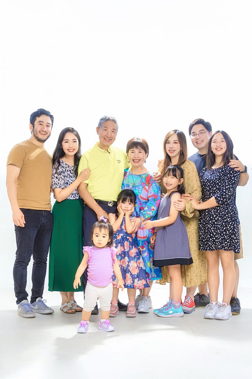 屏東三代同堂全家福攝影 家族團聚合照