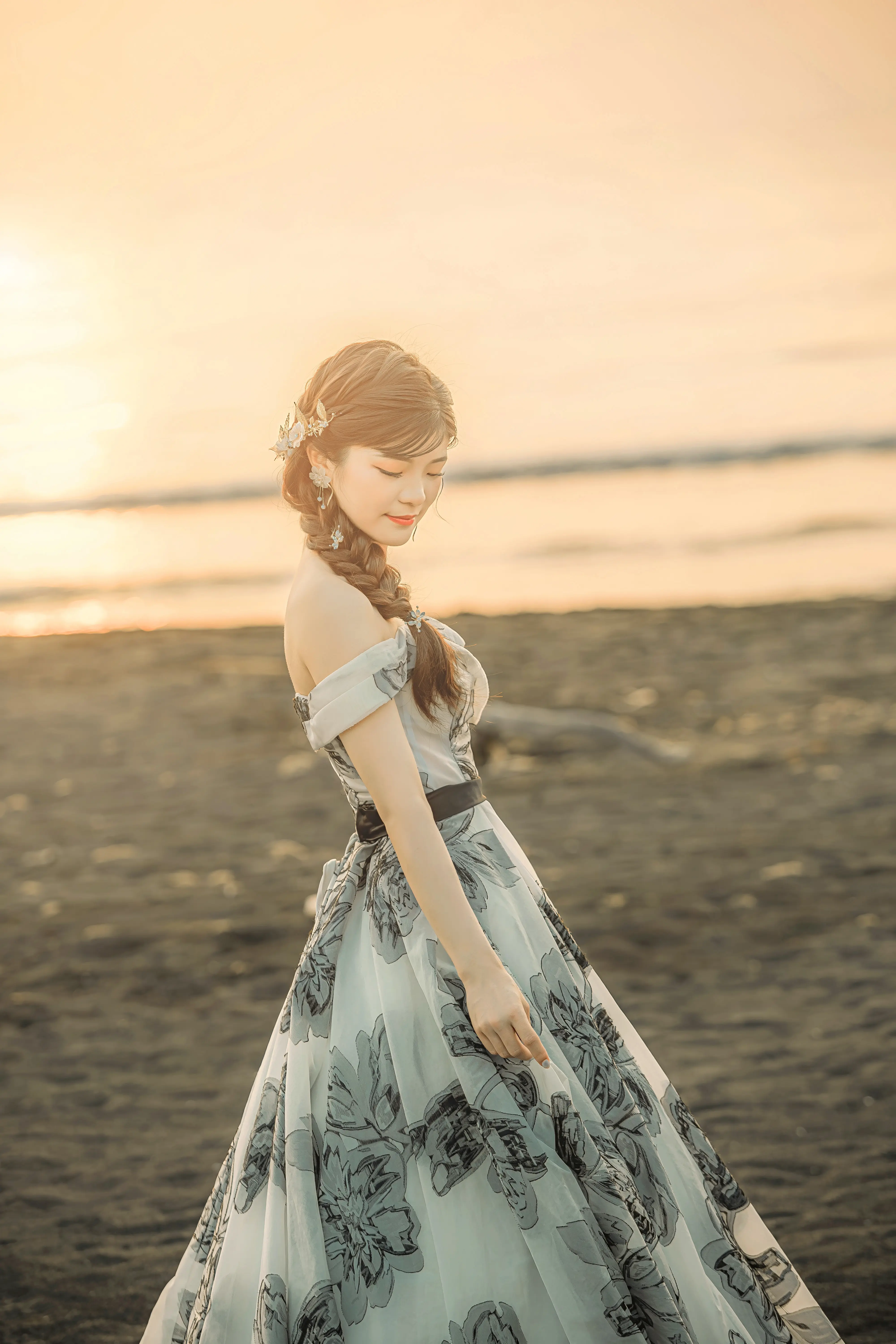 高雄閨蜜寫真 海邊夕陽個人寫真