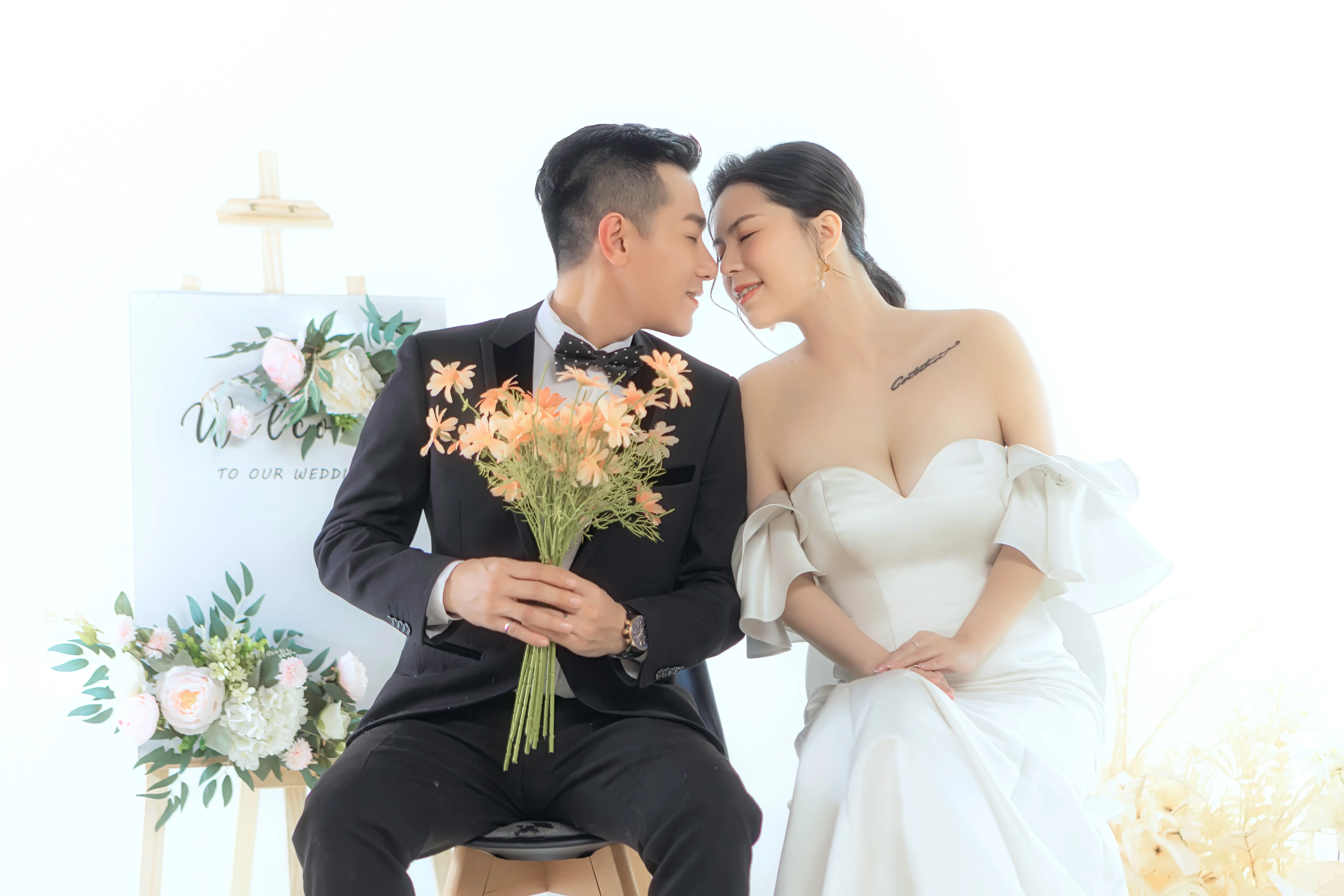 高雄夫妻寫真 棚拍浪漫情侶攝影作品