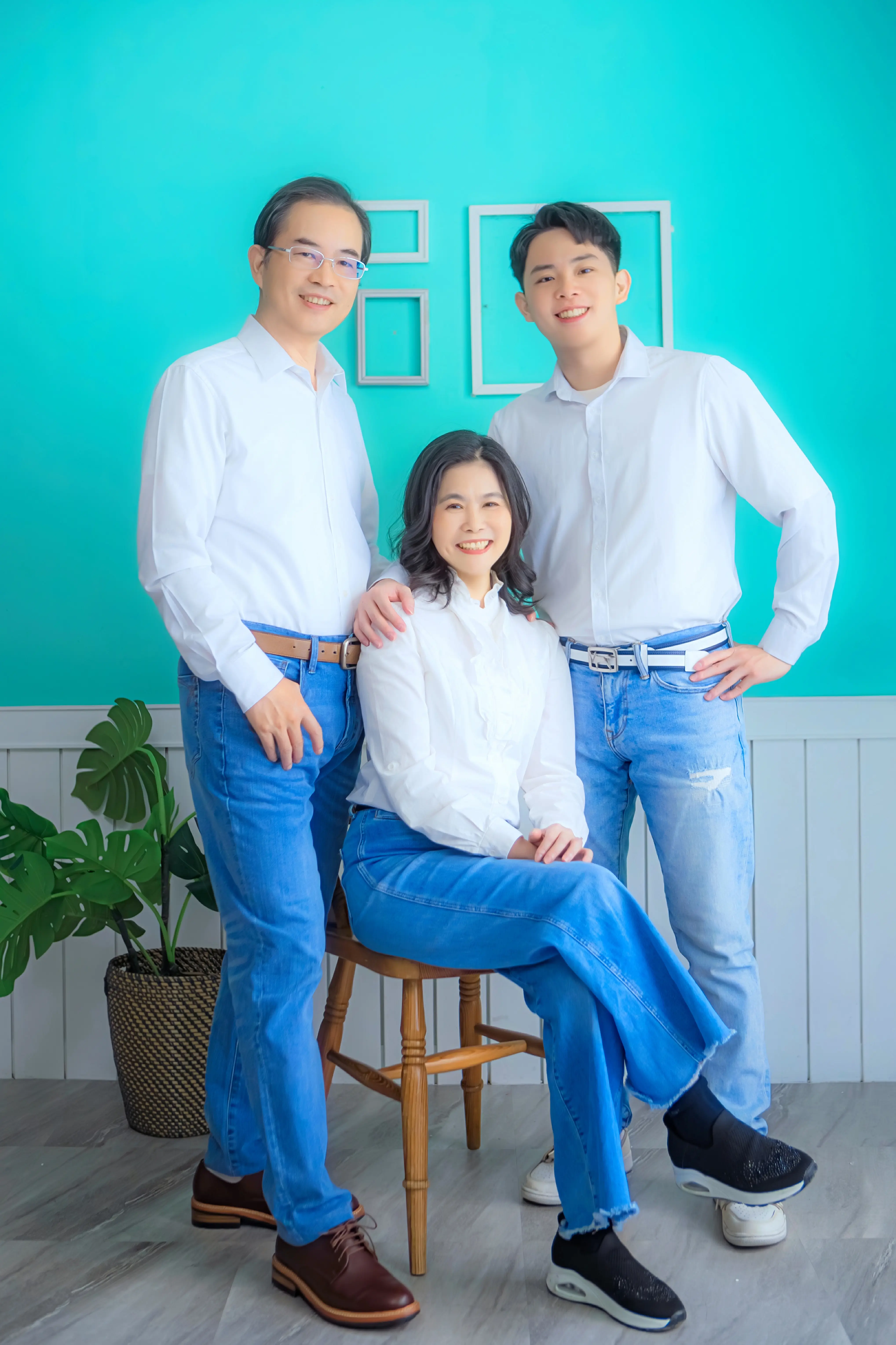 高雄家庭照攝影，自然風格全家福作品