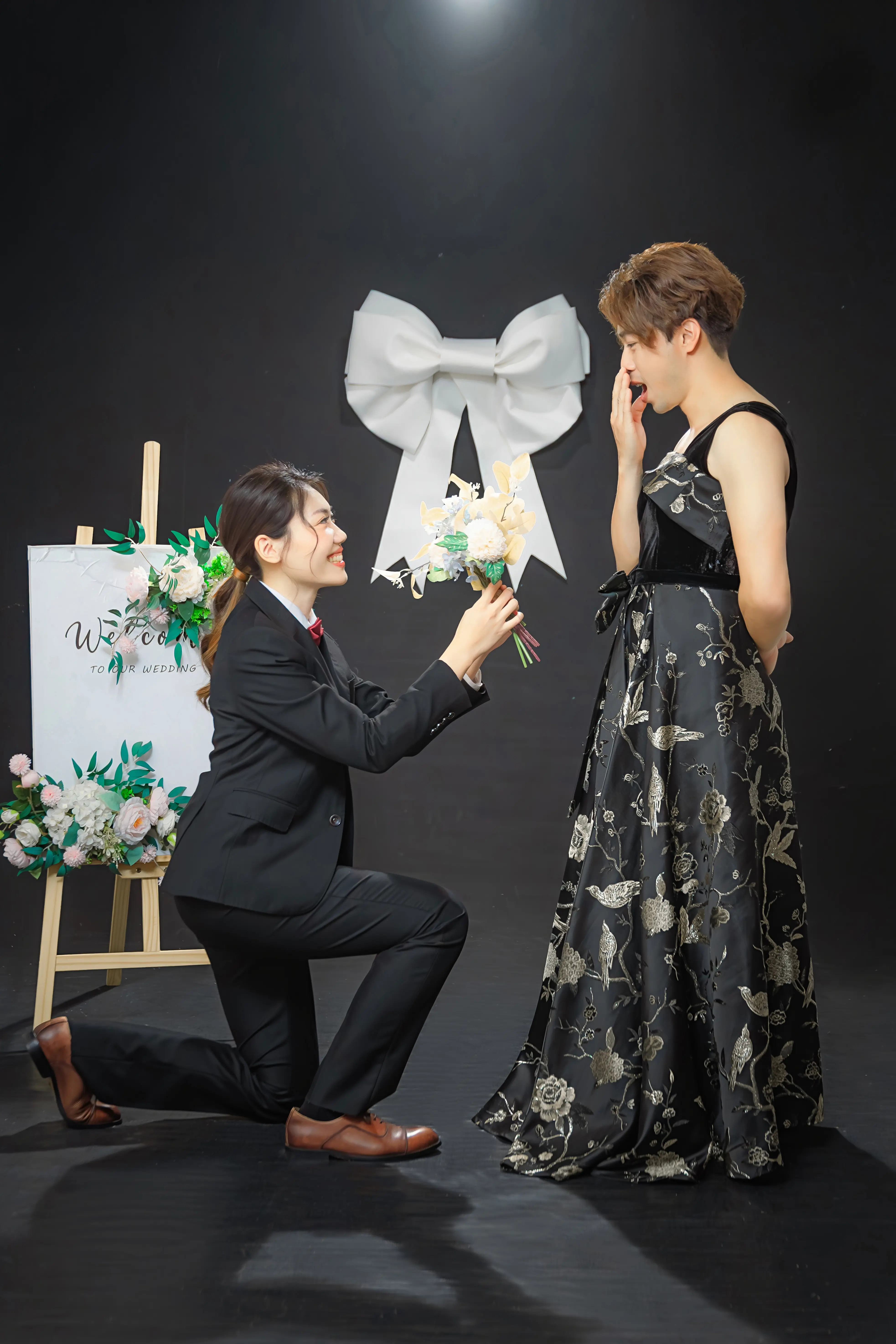 高雄婚紗攝影，角色交換婚紗作品，求婚婚紗照，心情故事婚紗